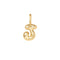 Gold J Letter Charm